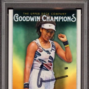 Naomi Osaka Signed 2021 Upper Deck Goodwin Champions Card #15 Psa/Dna Auto
