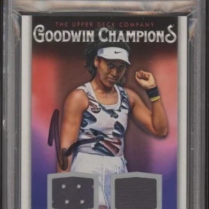 Naomi Osaka Signed 2021 Upper Deck Goodwin Champions Dual Memorabilia Psa Auto