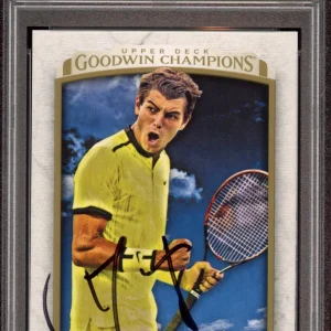 Taylor Fritz Signed 2017 Upper Deck Goodwin Champions #34 Rookie Card Psa Auto