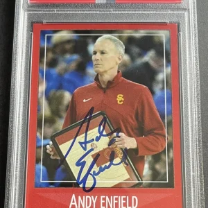 Andy Enfield Signed Autographed USC Trojans Custom Card PSA/DNA Slabbed