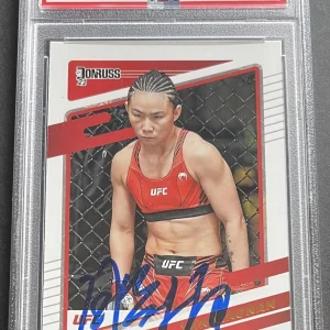 Yan Xiaonan Signed Auto 2022 Donruss UFC Base Card PSA/DNA Slabbed