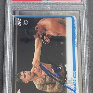Aleksandar Rakic Signed Autographed 2019 Topps Chrome UFC Rookie Card PSA/DNA