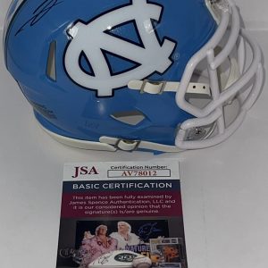 Chase Rice Signed Autographed UNC Tar Heels Mini Helmet Country Music JSA COA