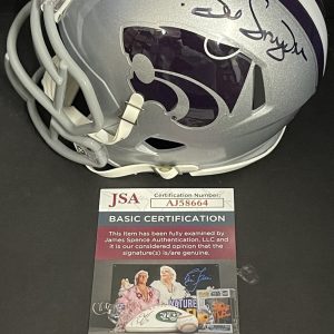 Bill Snyder Signed Autographed Kansas State Wildcats Mini Helmet JSA COA