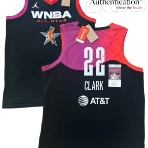 Caitlin Clark Signed Authentic 2024 WNBA ALL STAR GAME Jersey JSA COA AUTO FEVER