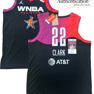 Caitlin Clark Signed Authentic 2024 WNBA ALL STAR GAME Jersey JSA COA AUTO FEVER
