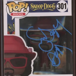 Snoop Doggy Dogg Signed Funko Pop #301 Psa/Dna Encapsulated MINT 9 AUTO