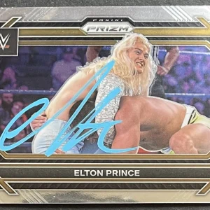Elton Prince Signed Autographed 2023 Panini Prizm WWE Base Card Beckett Coa