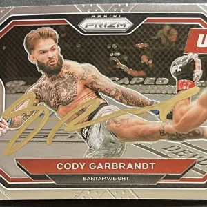 Cody Garbrandt Signed Autographed 2021 Prizm UFC Card Beckett Coa