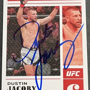 Dustin Jacoby Signed Autographed 2023 Chronicles UFC Base Card Beckett Coa