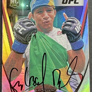 Gilbert Burns Signed Autographed 2021 Chronicles Certified UFC Card Beckett Coa