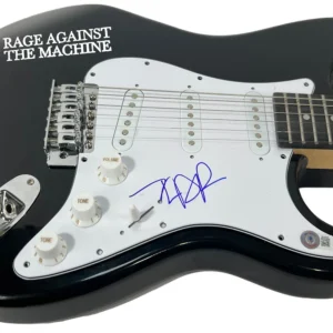 Zack de la Rocha Signed Electric Guitar Rage Against The Machine Beckett COA