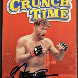 Stipe Miocic Signed Auto 2022 Donruss Crunch Time UFC Card Beckett Coa