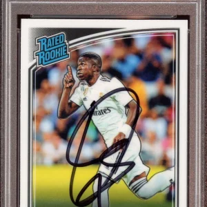 2018 Panini Donruss #177 Vini Jr. Signed Optic Rookie Card Auto Psa GEM MINT 10