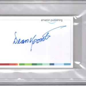 DEAN KOONTZ HAND SIGNED BOOKPLATE           GREAT WRITER         PSA SLABBED