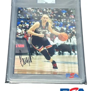 Paige Bueckers Signed 8x10 Photo Encapsulated Psa MINT 9 AUTO UConn Huskies #5