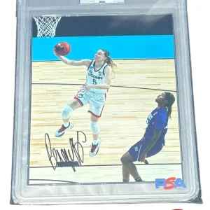 Paige Bueckers Signed 8x10 Photo Encapsulated Psa NM-MT 8 AUTO UConn Huskies #5