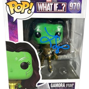 Zoe Saldana Signed Guardians of The Galaxy Gamora Funko Pop Marvel Autograph BAS