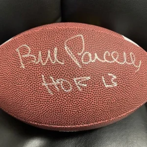 BILL PARCELLS SIGNED FULL SIZE BADEN FOOTBALL    RARE     HOF INSCRIPTION    JSA