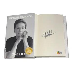 Megan Rapinoe ONE LIFE Signed Autographed Hardcover Book USA Soccer Beckett COA