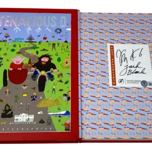 Tenacious D Signed Autograph Post-Apocalypto Book Jack Black Kyle Gass BAS COA