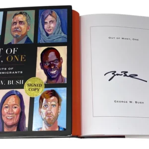 GEORGE W BUSH SIGNED OUT OF MANY, ONE FIRST 1ST EDITION HARDCOVER BOOK BAS COA