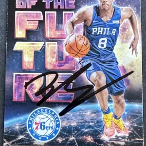 Zhaire Smith Signed Auto 2018-2019 NBA Hoops Faces Of The Future Card Beckett