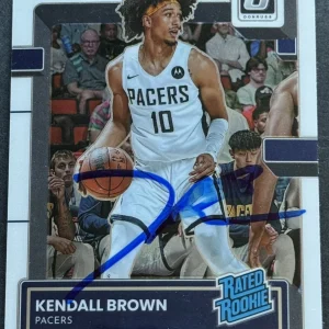 Kendall Brown Signed Autographed 2022-2023 Donruss Optic Rookie Card Beckett COA