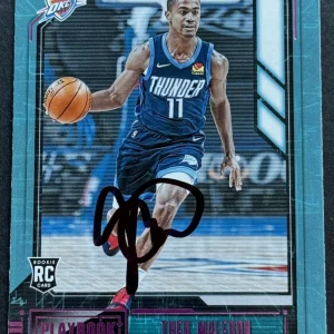 Theo Maleldon Signed 2020-2021 Chronicles Playbook Rookie Card Beckett COA