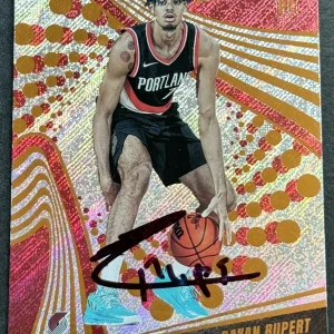 Rayan Rupert Signed Auto 2023-2024 Revolution Rookie Card Blazers Beckett COA
