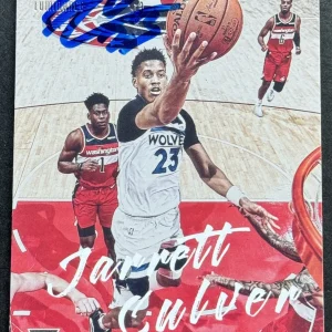 Jarrett Culver Signed Auto 2019-2020 Chronicles Luminance Rookie Card Beckett