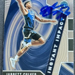 Jarrett Culver Signed Auto 2019-2020 Prizm Instant Impact Rookie Card Beckett