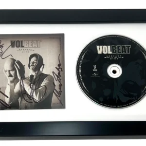 VOLBEAT Signed Autographed SERVANT OF THE MIND CD Framed Display Full Band ACOA