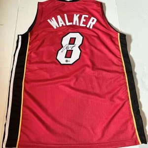 Antoine Walker Miami Heat signed Custom jersey autographed Beckett Witnessed