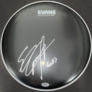 Eloy Casagrande Signed Autographed Slipknot 12” Inch Black Drumhead PSA/DNA COA