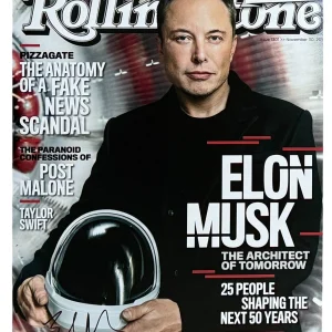 Elon Musk Signed Autograph 16x20 Photo TESLA Founder CEO SpaceX Paypal ACOA COA