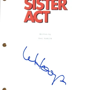 Whoopi Goldberg Signed Autograph SISTER ACT Movie Script Full Screenplay COA