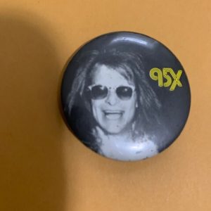 DAVID LEE ROTH VINTAGE PIN         VAN HALEN SINGER       95X SYRACUSE