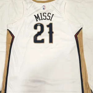 Yves Missi Signed Autographed New Orleans Pelicans Jersey PSA/DNA COA
