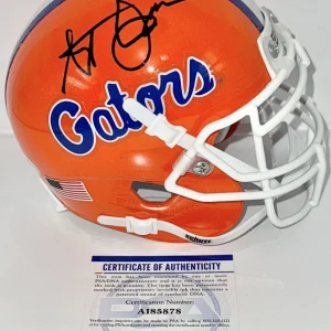 Steve Spurrier Signed Autographed Florida Gators Mini Helmet JSA COA