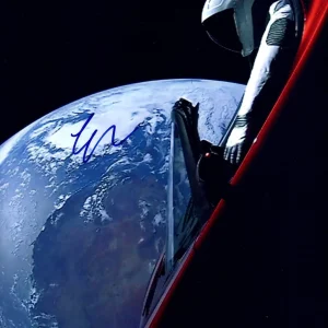 Elon Musk Signed Autograph 8x10 Photo Tesla SpaceX Twitter Doge Founder ACOA COA