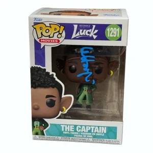 Whoopi Goldberg "Luck" Signed 'The Captain' 1291 Funko Pop Autograph Beckett COA