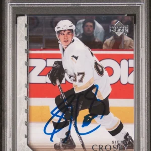 2005 Upper Deck #201 Sidney Crosby Signed Young Guns Rookie Card Psa GEM 10 AUTO