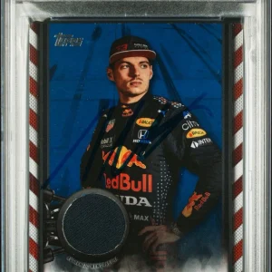 2021 Topps Formula 1 Max Verstappen Rookie Blue Relics RPA /99 Psa MINT 9 AUTO