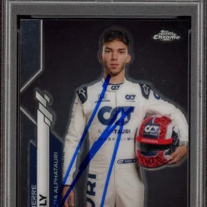 2020 Topps Chrome F1 #11 Pierre Gasly Signed Rookie Card Psa GEM MINT 10 AUTO RC