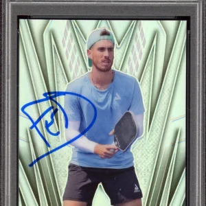 2024 Leaf Pickleball Federico Staksrud Silver Rookie Card /50 Psa GEM MT 10 AUTO