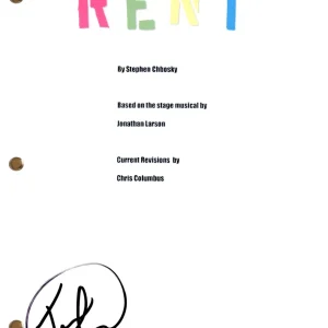 Tracie Thoms “Rent” Signed Autograph Movie Script Screenplay 2005 Musical ACOA