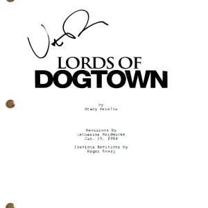 Victor Rasuk “Lords of Dogtown” Signed Movie Script Screenplay Tony Alva ACOA