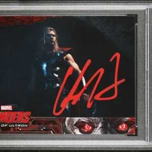 2015 UD Avengers #80 Chris Hemsworth Age Of Ultron Rookie PSA GEM MT 10 AUTO RC