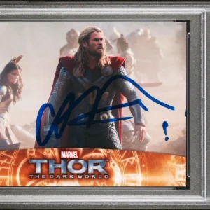 2013 Thor The Dark World Chris Hemsworth Signed Rookie Card PSA GEM MT 10 AUTO